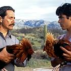 Danny Nucci and Edward James Olmos in Roosters (1993)