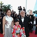 Masahiko Tsugawa, Asaka Seto, and Rio Suzuki at an event for The Little Prince (2015)