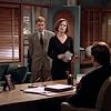 Dave Foley, Maura Tierney, and Stephen Root in NewsRadio (1995)