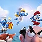 Mandy Patinkin, Gabriel Iglesias, Joe Manganiello, Rainn Wilson, Demi Lovato, and Danny Pudi in Smurfs: The Lost Village (2017)