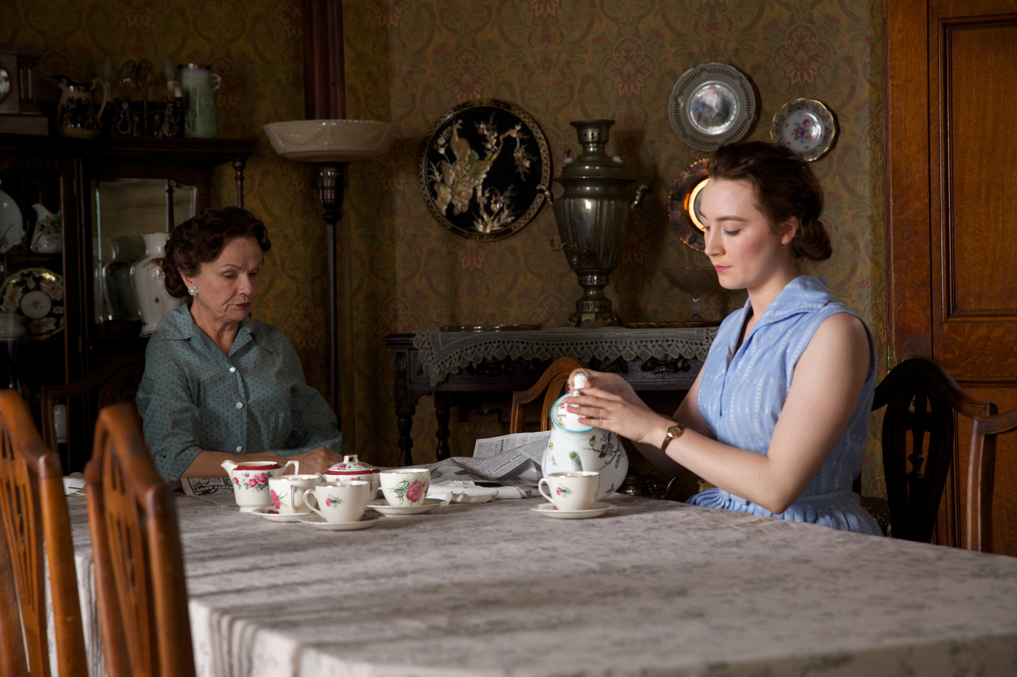 Julie Walters and Saoirse Ronan in Brooklyn (2015)