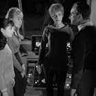 June Lockhart, Angela Cartwright, Jonathan Harris, and Marta Kristen in Lost in Space (1965)