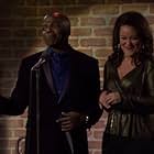 Reno Wilson and Katy Mixon Greer in Mike & Molly (2010)