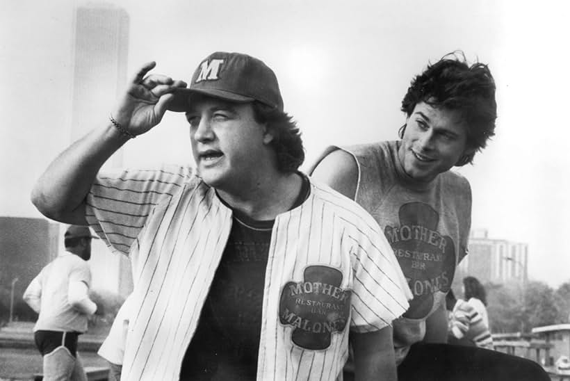 Rob Lowe and Jim Belushi in About Last Night (1986)