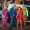Matthew Lillard, Sarah Michelle Gellar, Linda Cardellini, and Freddie Prinze Jr. in Scooby-Doo 2: Monsters Unleashed (2004)
