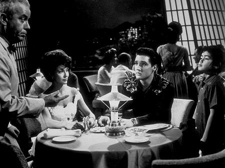 Elvis Presley and Elsa Cardenas in "Fun in Acapulco," Paramount, 1963.