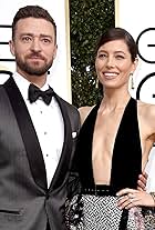 Jessica Biel and Justin Timberlake at an event for The 74th Annual Golden Globe Awards 2017 (2017)