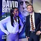 Christopher Masterson and Aja Naomi King in Onion News Empire (2013)