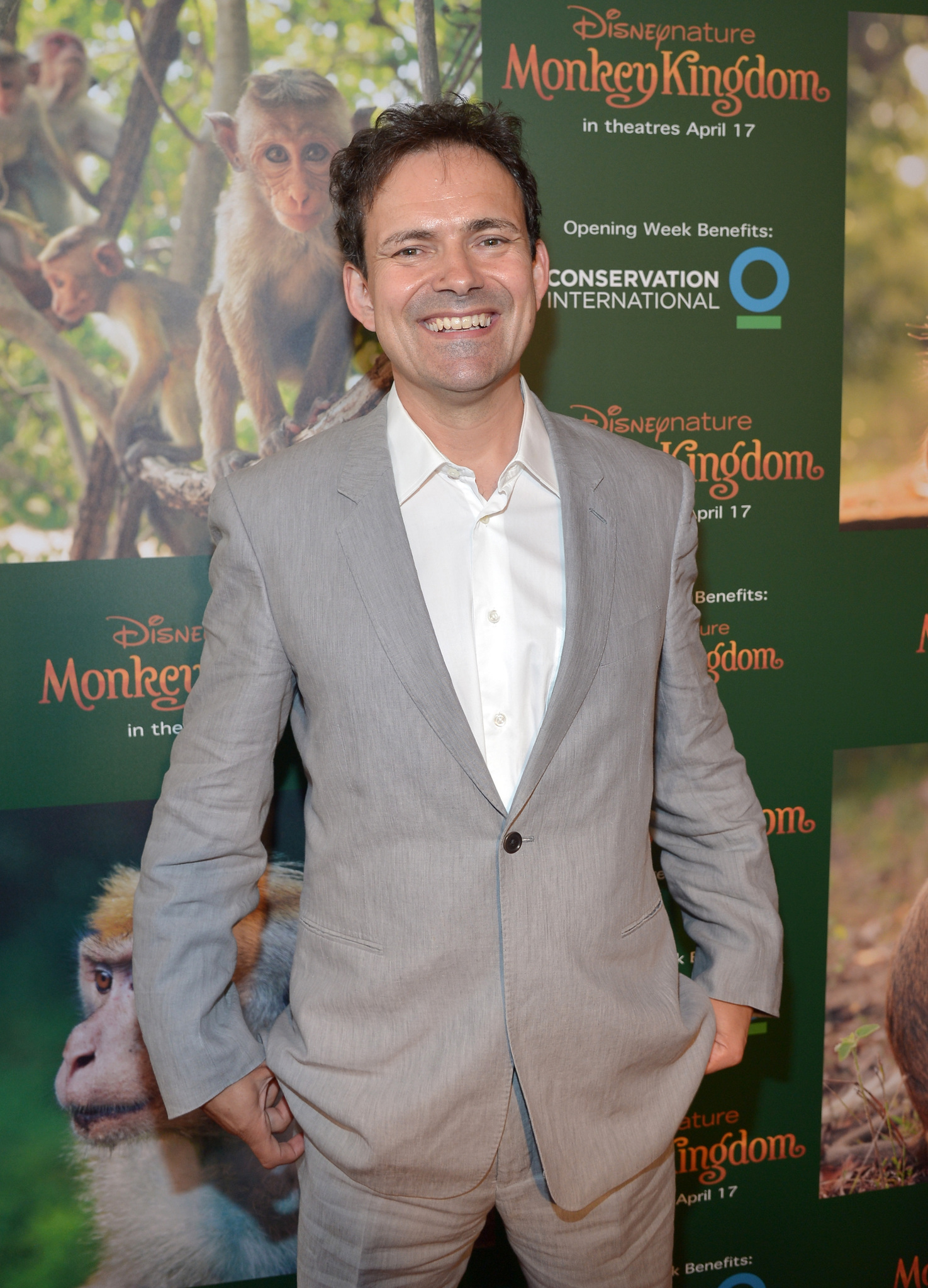 Mark Linfield at an event for Monkey Kingdom (2015)