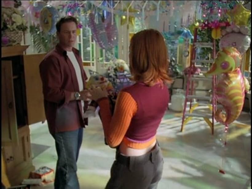Rose McGowan and Brian Krause in Charmed (1998)