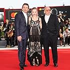 Ethan Hawke, Paul Schrader, and Amanda Seyfried at an event for First Reformed (2017)