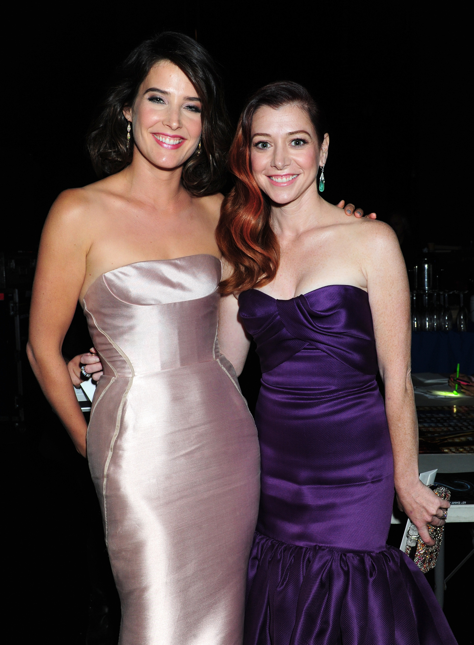 Alyson Hannigan and Cobie Smulders at an event for The 65th Primetime Emmy Awards (2013)