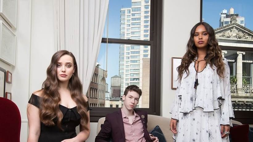 Alisha Boe, Devin Druid, and Katherine Langford in 13 Reasons Why (2017)