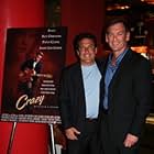 Rick Bieber and Alan Cohen at the premiere for Crazy.