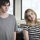Freddie Highmore and Emma Roberts in The Art of Getting By (2011)