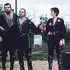 Terence Stamp, Sarah Douglas, Richard LeParmentier, and Jack O'Halloran in Superman II (1980)