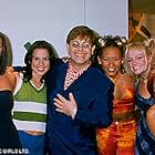 The girls with Elton John