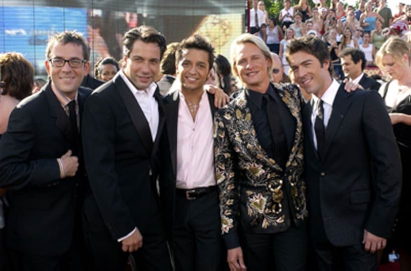 Jai Rodriguez, Ted Allen, Thom Filicia, Carson Kressley, and Kyan Douglas at an event for Queer Eye (2003)