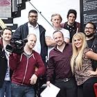 Cast & Crew on the set of Piracy.