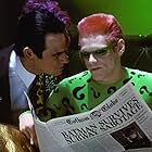 Jim Carrey, Tommy Lee Jones, and Val Kilmer in Batman Forever (1995)