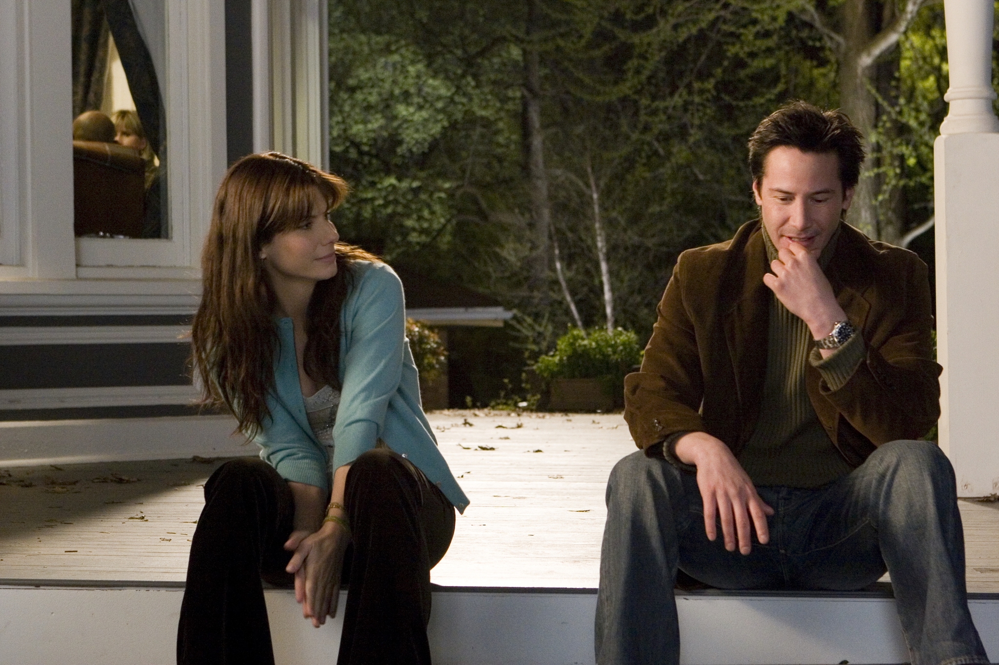 Sandra Bullock and Keanu Reeves in The Lake House (2006)
