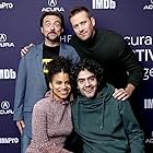 Kevin Smith, Babak Anvari, Armie Hammer, and Zazie Beetz at an event for The IMDb Studio at Sundance (2015)