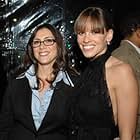 Hilary Swank and Stacey Sher at an event for Freedom Writers (2007)