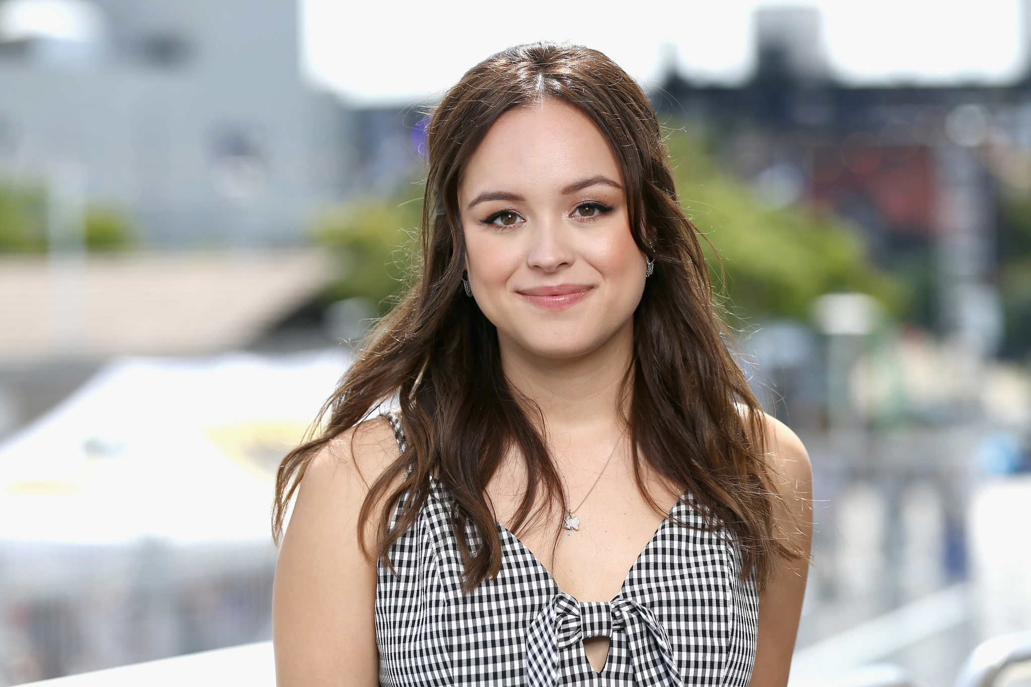 Hayley Orrantia at an event for The Proposal (2021)