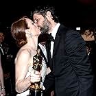 Julianne Moore and Bart Freundlich at an event for The Oscars (2015)