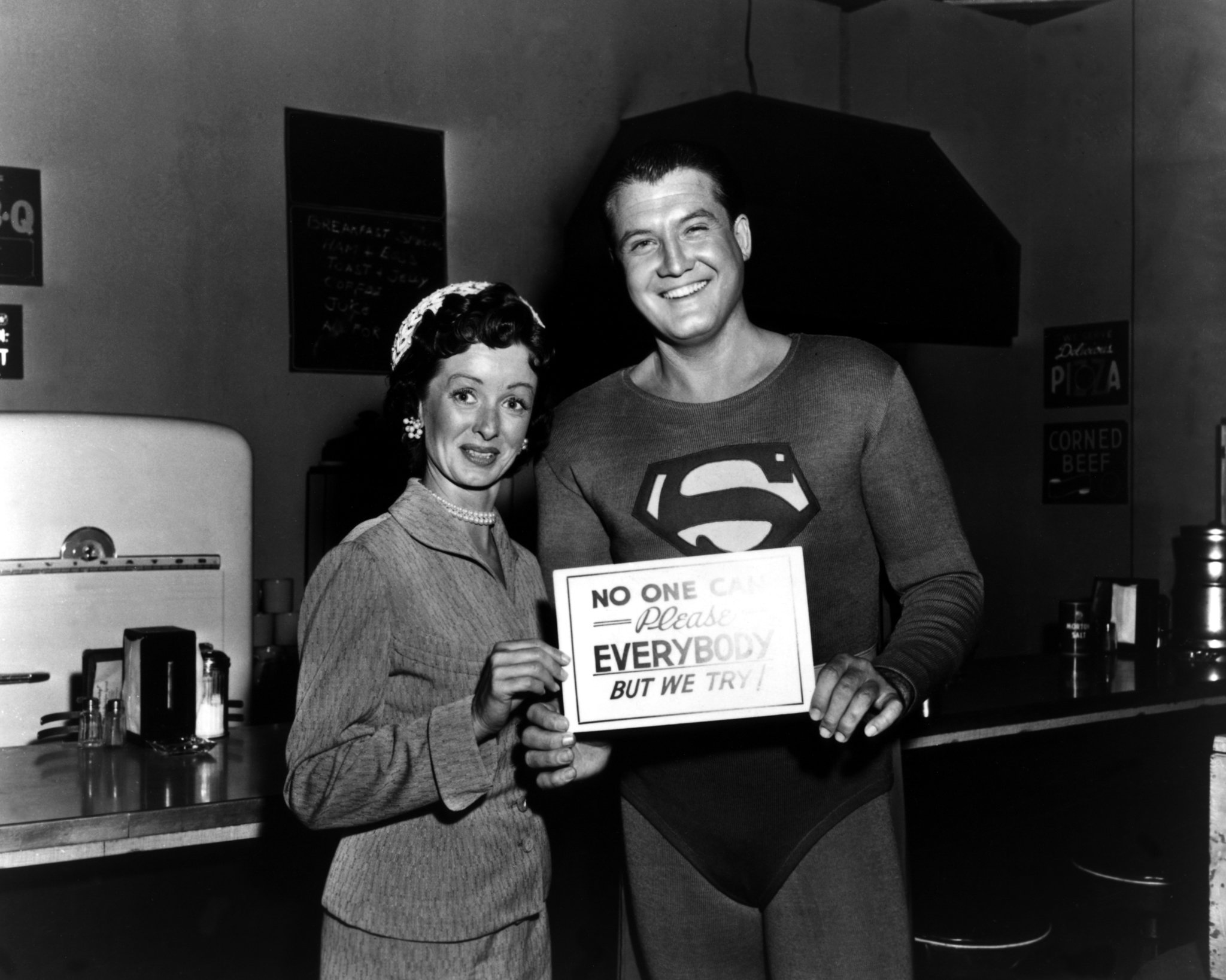 George Reeves and Noel Neill in Adventures of Superman (1952)