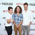 Adam Devine, Anders Holm, and Blake Anderson at an event for The Package (2018)