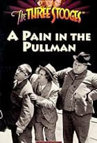 Moe Howard, Larry Fine, and Curly Howard in A Pain in the Pullman (1936)