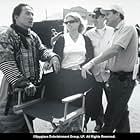 (l to r) Jackie Chan with co-producer Jules Daly and  producers Gary Barber and Roger Birnbaum