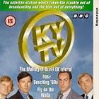 Helen Atkinson Wood, Angus Deayton, Michael Fenton Stevens, Geoffrey Perkins, and Philip Pope in KYTV (1989)