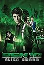 Dee Bradley Baker, Ryan Kelley, Alyssa Diaz, Nathan Keyes, and Galadriel Stineman in Ben 10: Alien Swarm (2009)