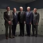 Michael Caine, Jim Broadbent, Tom Courtenay, Paul Whitehouse, and Ray Winstone in King of Thieves (2018)