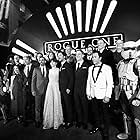 Kathleen Kennedy, Michael Giacchino, Alan F. Horn, Felicity Jones, John Knoll, Diego Luna, Ben Mendelsohn, Mads Mikkelsen, Alan Tudyk, Chris Weitz, Donnie Yen, John Swartz, Kiri Hart, Allison Shearmur, Riz Ahmed, Robert A. Iger, and Gareth Edwards at an event for Rogue One: A Star Wars Story (2016)