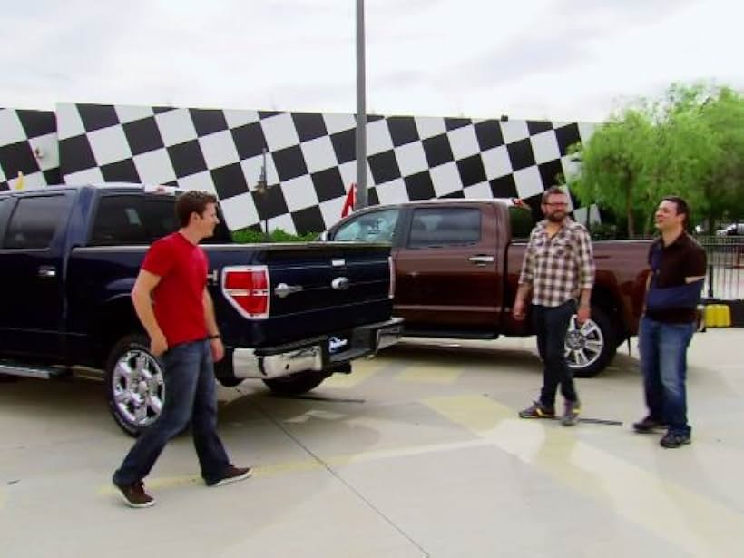 Tanner Foust and Rutledge Wood in Top Gear USA (2008)