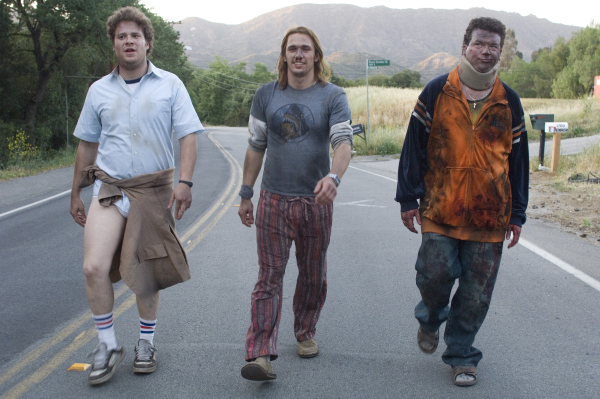 James Franco, Seth Rogen, and Danny McBride in Pineapple Express (2008)