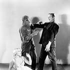 Bela Lugosi, Lon Chaney Jr., and Ilona Massey in Frankenstein Meets the Wolf Man (1943)