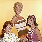 Linda Henning, Gunilla Hutton, Lori Saunders, and Higgins in Petticoat Junction (1963)