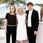 Jessica Hausner, Christian Friedel, and Birte Schnöink at an event for Amour Fou (2014)