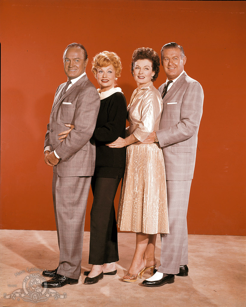 Lucille Ball, Bob Hope, Don DeFore, and Ruth Hussey in The Facts of Life (1960)