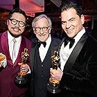 Steven Spielberg, Daniel Kwan, and Jonathan Wang at an event for The Oscars (2023)