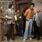 Lawrence Hilton-Jacobs, Gabe Kaplan, Ron Palillo, Marcia Strassman, and John Sylvester White in Welcome Back, Kotter (1975)