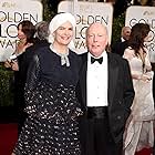 Julian Fellowes and Emma Joy at an event for 72nd Golden Globe Awards (2015)