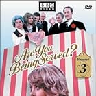 Trevor Bannister, Arthur Brough, John Inman, Wendy Richard, Nicholas Smith, Mollie Sugden, and Frank Thornton in Are You Being Served? (1972)