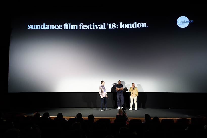 Idris Elba and Aml Ameen at an event for Yardie (2018)