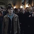 Gemma Jones, Matthew Lewis, Devon Murray, Daniel Radcliffe, Bonnie Wright, Georgina Leonidas, Katie Leung, Afshan Azad, Jessie Cave, and Louisa Bettine in Harry Potter and the Deathly Hallows: Part 2 (2011)