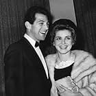 Dolores Hart and John Gabriel at the Golden Globe Awards